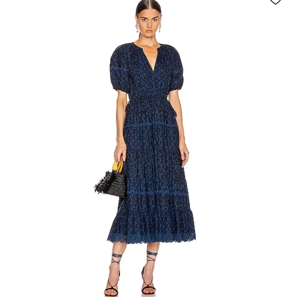 Ulla Johnson Claribel Dress in Midnight Floral